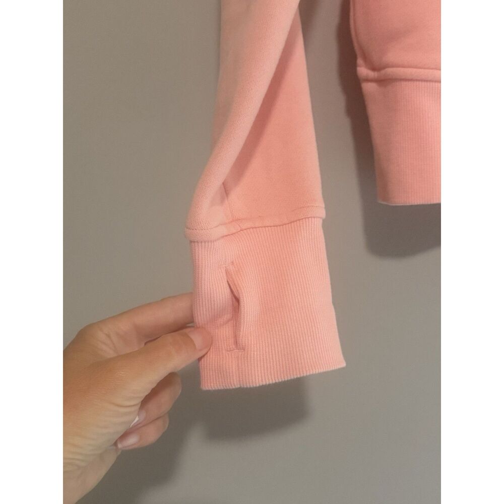 Lululemon Scuba Full Zip Hoodie Jacket Strawberry Milkshake Athletic Thumbhole 6 - Picture 2 of 16